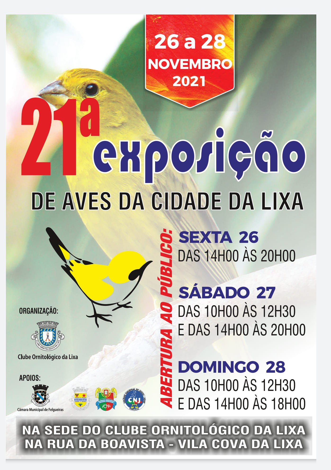 XXI Exposição de Aves da Cidade da Lixa