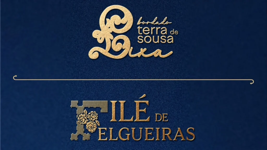 Logótipos da certificação dos bordados da Lixa e filé de Felgueiras